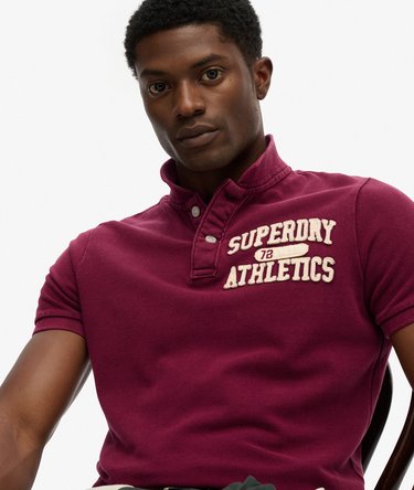 Vintage Athletic Polo Shirt Image 2