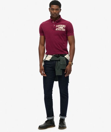 Vintage Athletic Polo Shirt Image 3