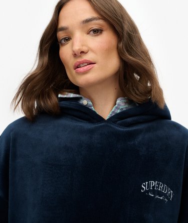 Country Club Velour Relaxed Hoodie Image 4