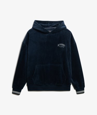 Country Club Velour Relaxed Hoodie Image 6