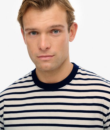 T-shirt w paski z kolekcji Merchant Store Image 4