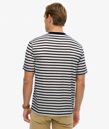 T-shirt w paski z kolekcji Merchant Store Image 5