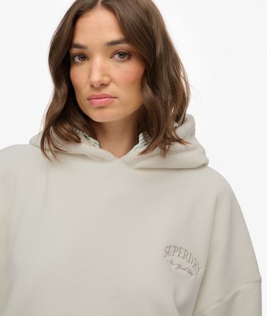 Country Club Velour Relaxed Hoodie Image 4