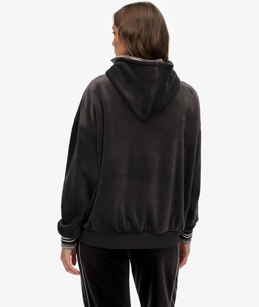 Country Club Velour Relaxed Hoodie Image 5