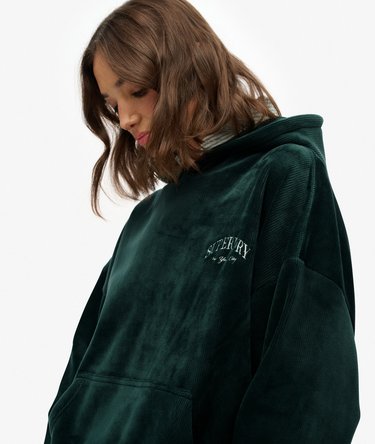 Country Club Velour Relaxed Hoodie Image 2