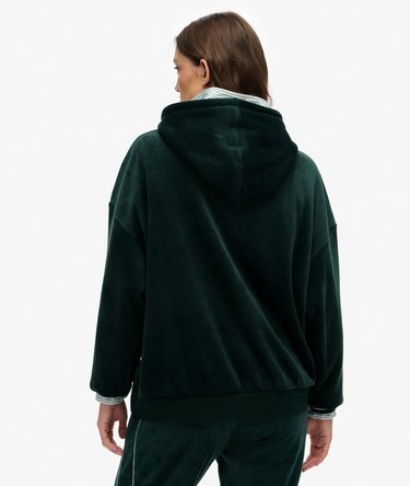Country Club Velour Relaxed Hoodie Image 5