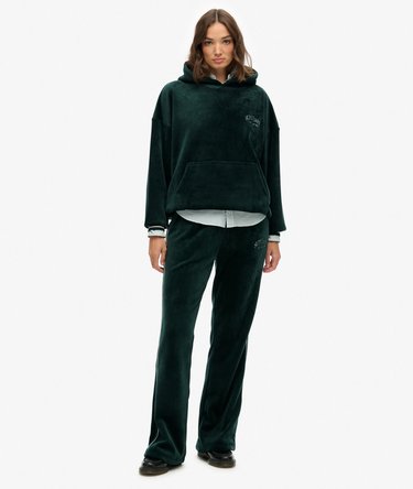 Country Club Velour Relaxed Hoodie Image 3
