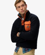 Fuji Fleece Half Popper Jumper