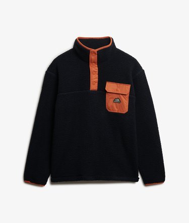 Fuji Fleece Half Popper Jumper Image 6