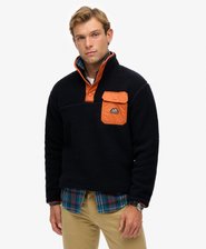 Fuji Fleece Half Popper Jumper