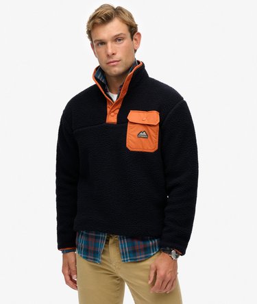 Fuji Fleece Half Popper Jumper Image 1