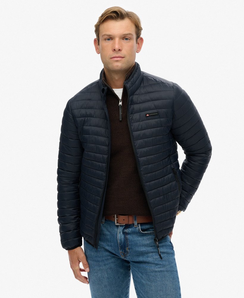 mens Fuji Lite Padded Jacket in Eclipse Navy | Superdry US