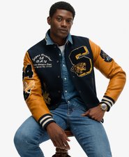 Vintage Patched Varsity Jkt