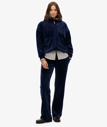 Country Club Velour Zip Hoodie Image 3