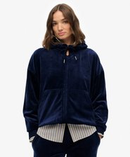 Country Club Velour Zip Hoodie