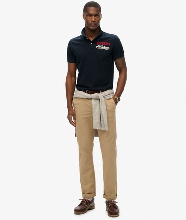 Klassisches Poloshirt mit Applikation Image 2