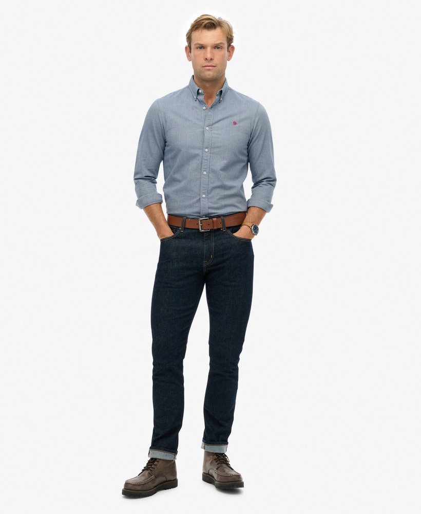 Chemise Huk Homme Manches Longues Gris Taille XL - Neuf Pour La Pêche