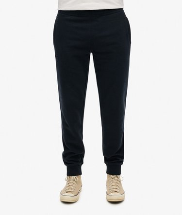 Essential Logo Half Brushed Joggers Image 3