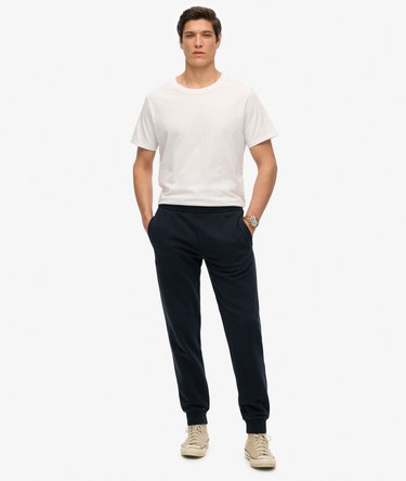 Essential Logo Half Brushed Joggers Image 1