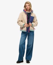 Vintage Hooded Sherpa Jacket
