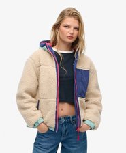 Vintage Hooded Sherpa Jacket
