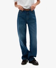 Organic Cotton High Rise Wide Leg Jeans