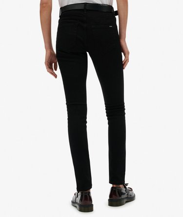 Organic Cotton Mid Rise Skinny Jeans Image 4