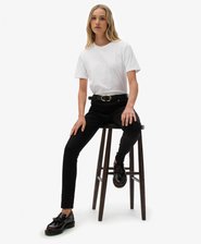Organic Cotton Mid Rise Skinny Jeans