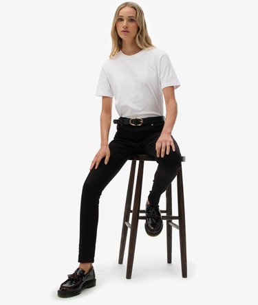 Organic Cotton Mid Rise Skinny Jeans Image 2