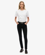 Organic Cotton Mid Rise Skinny Jeans