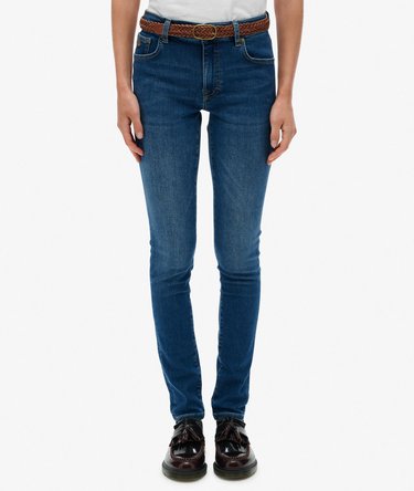 Organic Cotton Mid Rise Skinny Jeans Image 4