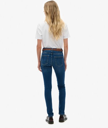 Organic Cotton Mid Rise Skinny Jeans Image 6
