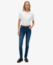 Organic Cotton Mid Rise Skinny Jeans