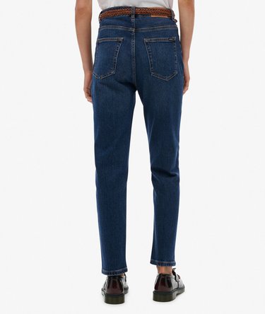 Organic Cotton High Rise Mom Jeans Image 5