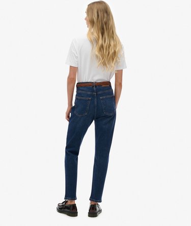 Organic Cotton High Rise Mom Jeans Image 6
