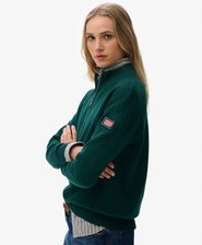 Slouchy Knitted Half Zip