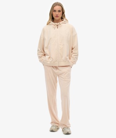 Country Club Velour Zip Hoodie Image 3