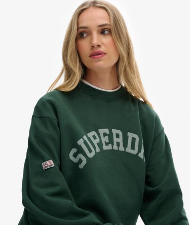 Athletic Essentials Slouchy Crew Sweatshirt Image 2