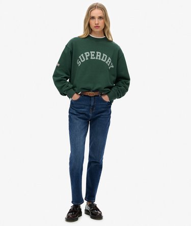 Athletic Essentials Slouchy Crew Sweatshirt Image 3