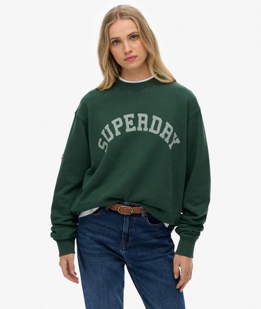 Athletic Essentials Slouchy Crew Sweatshirt Image 1