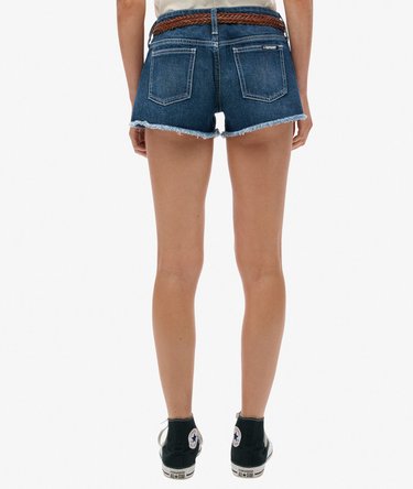 Low Rise Denim Hot Shorts Image 5