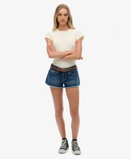 Low Rise Denim Hot Shorts