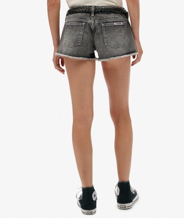 Low Rise Denim Hot Shorts Image 5