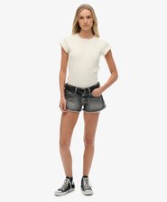 Low Rise Denim Hot Shorts