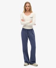 Athletic Print Flare Joggers