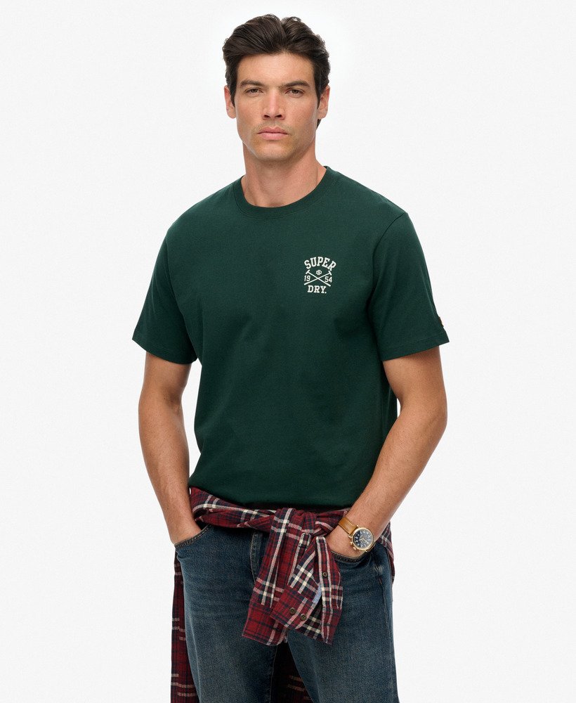 Superdry★クラシック ロゴ＆ボーダーライン☆メンズＴシャツ Męskie T-shirty | Gładkie, w paski i z długim rękawem