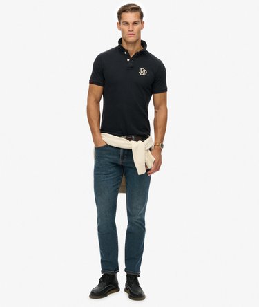 Vintage Athletic Embroidered Polo Shirt Image 3