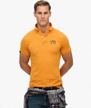 Vintage Athletic Embroidered Polo Shirt Image 1