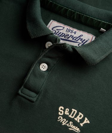 Vintage Athletic Embroidered Polo Shirt Image 6