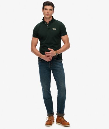 Vintage Athletic Embroidered Polo Shirt Image 3